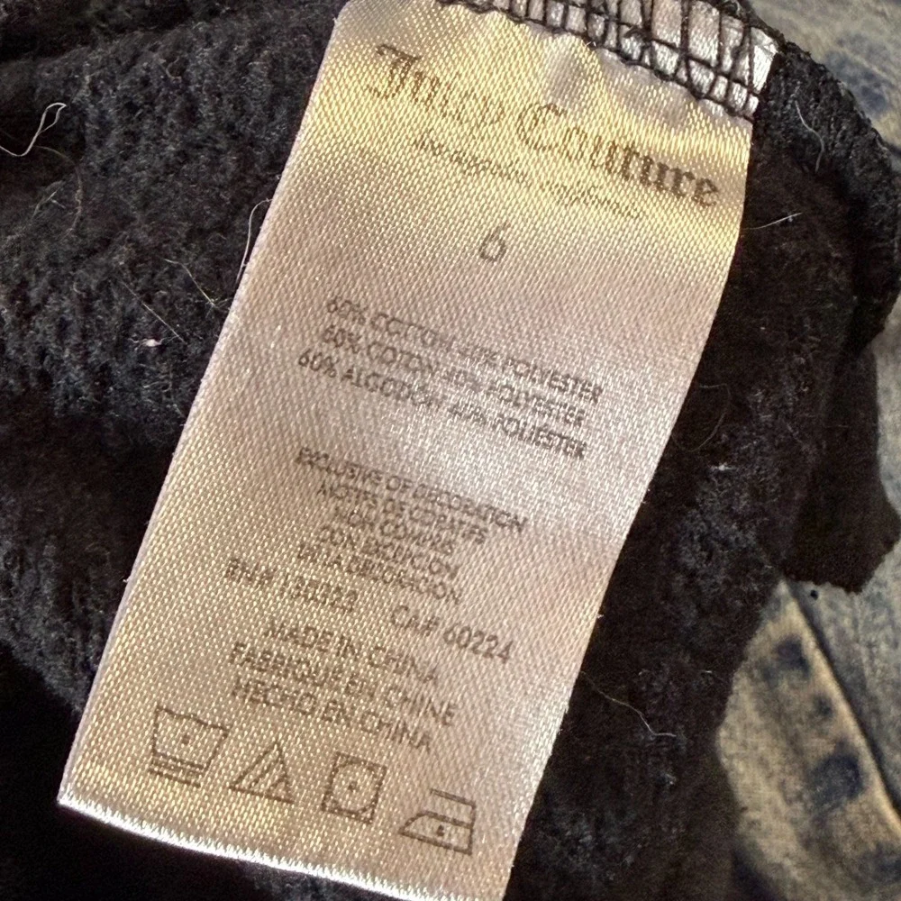 Juicy Couture Cargo Sweatpants Puffer Vest Girls 6 Pink Streetwear Outfit Set